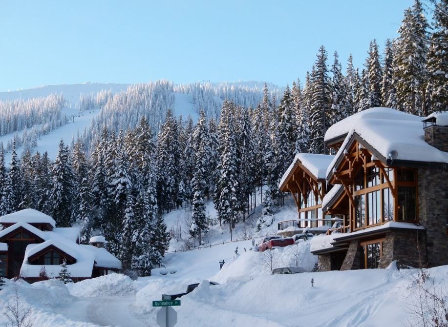 Whistler property management locations on a snowy mountain