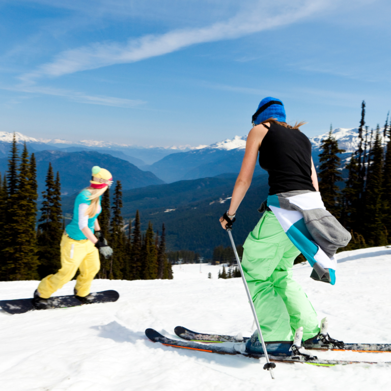 spring skiing whistler